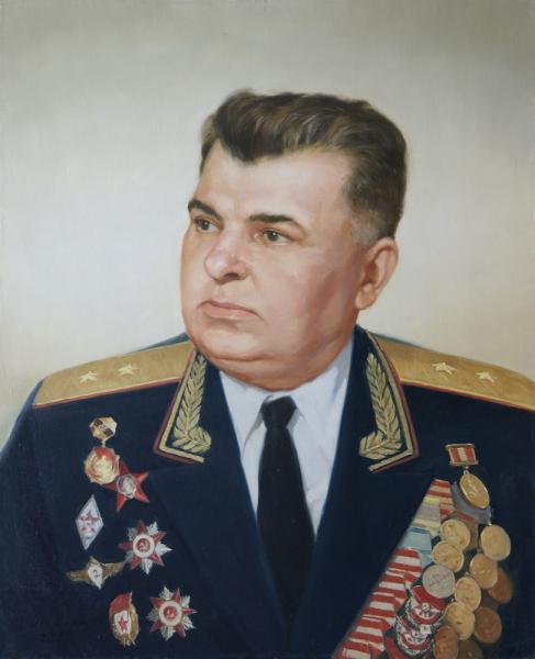 Владимир Александров. Портрет военного.