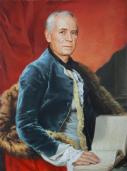 Владимир Александров.  Мужской портрет в костюме 18-го века